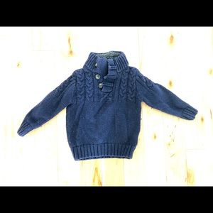 Baby gap navy toggle sweater